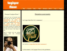 Tablet Screenshot of logiquefloue.ca